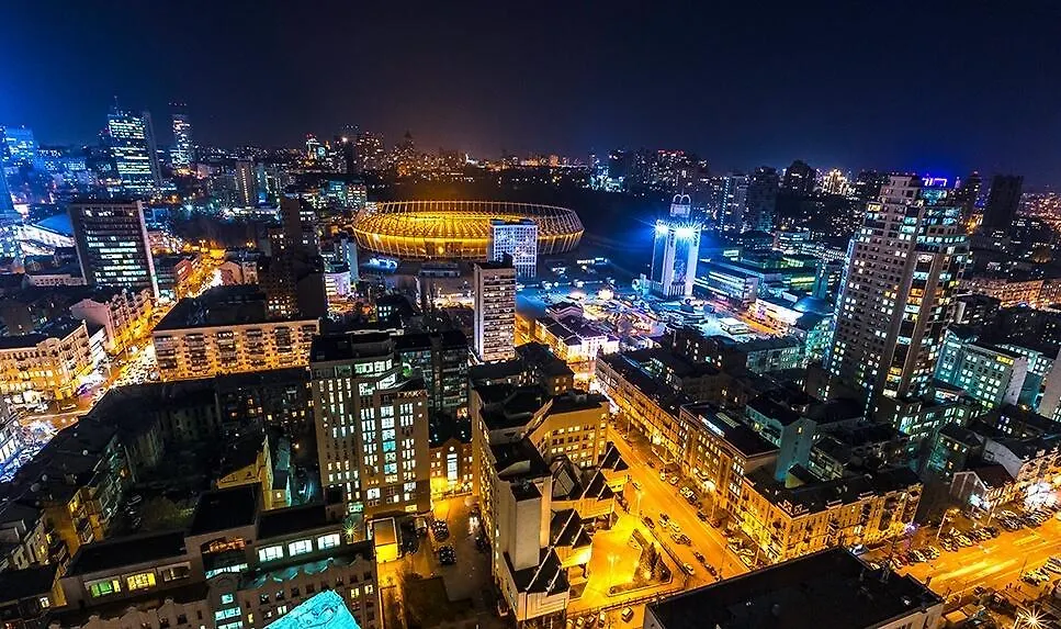 Apartmán Royal Tower Olimpiyska Kyjev