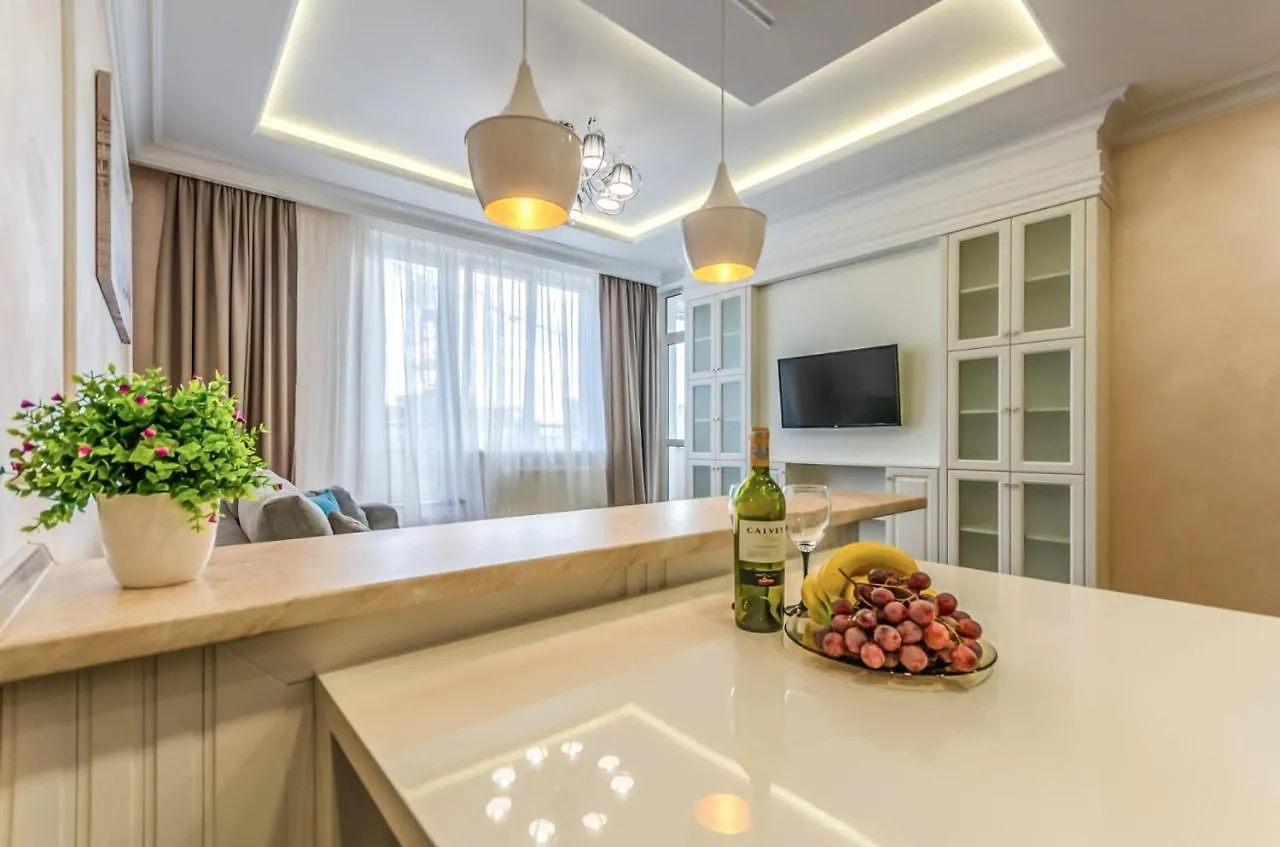 Apartmán Royal Tower Olimpiyska Kyjev Ukrajina